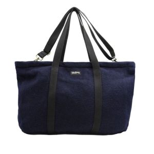 Sac Cabas Jean 60 cm Laine Marine