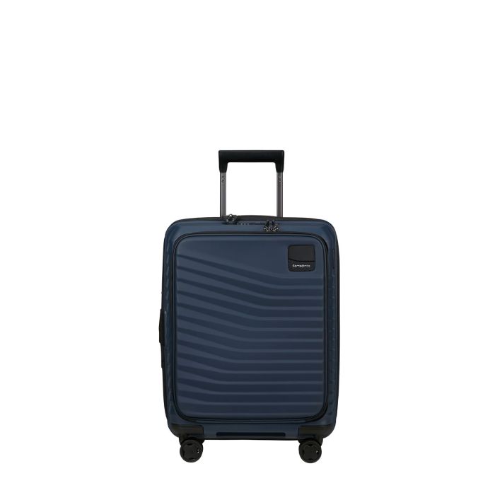 Valise cabine rigide Intuo Extensible avec compartiment ordinateur 55 cm Blue Nights