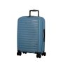 Valise L rigide Striper extensible 77 cm Bleu