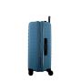 Valise L rigide Striper extensible 77 cm Bleu