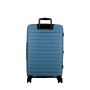 Valise L rigide Striper extensible 77 cm Bleu