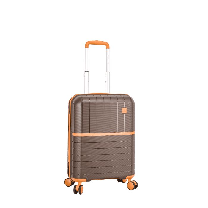 Valise cabine rigide S49403 56 cm Coffee