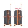 Lot de 3 valises rigides 49403 Extensibles 56, 67 et 78 cm Dark Grey