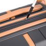 Lot de 3 valises rigides 49403 Extensibles 56, 67 et 78 cm Dark Grey