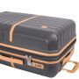 Lot de 3 valises rigides 49403 Extensibles 56, 67 et 78 cm Dark Grey