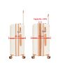 Lot de 3 valises rigides 49403 Extensibles 56, 67 et 78 cm Milky