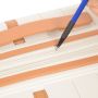 Lot de 3 valises rigides 49403 Extensibles 56, 67 et 78 cm Milky