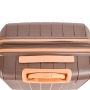 Lot de 3 valises rigides 49403 Extensibles 56, 67 et 78 cm Coffee