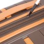 Lot de 3 valises rigides 49403 Extensibles 56, 67 et 78 cm Coffee