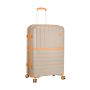 Valise rigide S49403 extensible 78 cm Taupe