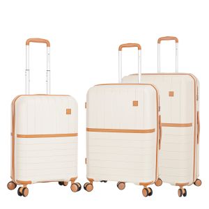 Lot de 3 valises rigides 49403 Extensibles 56, 67 et 78 cm Milky Lot de 3 valises rigides 49403 Extensibles 56, 67 et 78 cm Milky