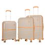 Lot de 3 valises rigides 49403 Extensibles 56, 67 et 78 cm Taupe