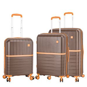 Lot de 3 valises rigides 49403 Extensibles 56, 67 et 78 cm Coffee Lot de 3 valises rigides 49403 Extensibles 56, 67 et 78 cm Coffee