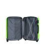Lot de 3 valises rigides 43303 Extensibles 55, 66 et 76 cm Silver Green
