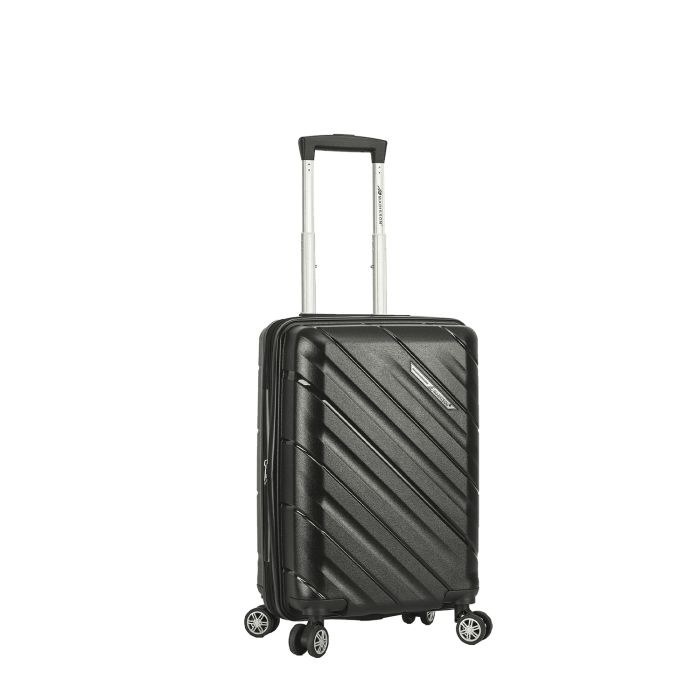 Valise cabine rigide 43903 Extensible 55 cm Black