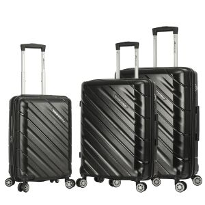 Lot de 3 valises rigides 43903 Extensibles 55, 68 et 79 cm Black Lot de 3 valises rigides 43903 Extensibles 55, 68 et 79 cm Black