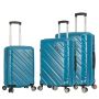 Lot de 3 valises rigides 43903 Extensibles 55, 68 et 79 cm Teal Blue