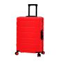 Lot de 3 valises rigides 20503 55, 67 et 77 cm Rouge