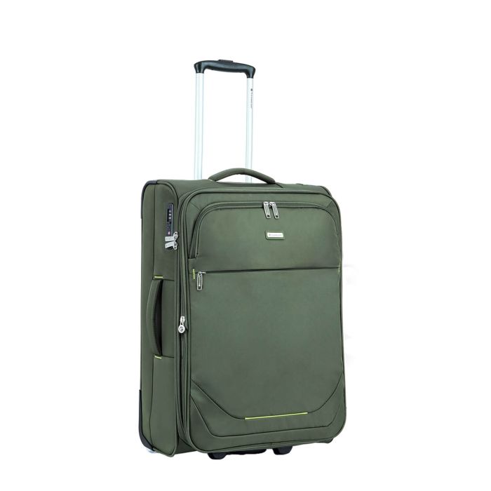 Valise souple S48503 Extensible 62 cm Khaki vert