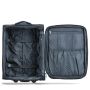 Lot de 3 valises souples S48503 Extensibles 54, 62 et 73 cm Black