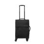 Valise cabine souple Pure Soft Extensible 55 cm Noir