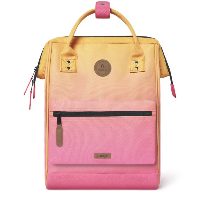Sac à Dos à Langer Cabaïa Adge Lilas - Poche Isotherme Amovible & Accroche Poussette | Végétalien & Imperméable