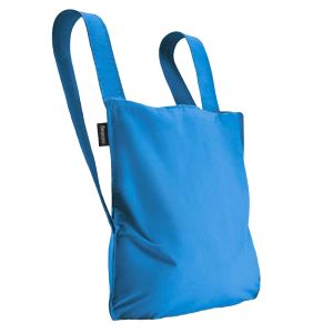 Sac shopping pliable avec pochette 65 cm Blue Sac shopping pliable avec pochette 65 cm Blue