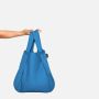 Sac shopping pliable avec pochette 65 cm Blue