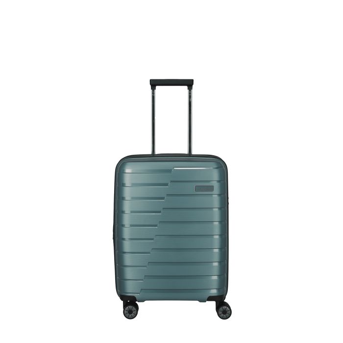 Valise cabine rigide Air Base Extensible 55 cm Bleu Glace