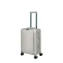 Valise cabine rigide Next Aluminium 55 cm Silver Green