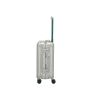Valise cabine rigide Next Aluminium 55 cm Silver Green