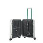 Valise cabine rigide Next Aluminium 55 cm Silver Green