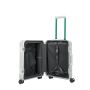 Valise cabine rigide Next Aluminium 55 cm Silver Green