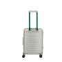 Valise cabine rigide Next Aluminium 55 cm Silver Green
