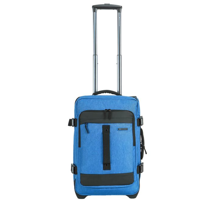 Sac de voyage cabine à roues 48402 2-en1 52 cm Bleu