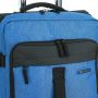 Sac de voyage cabine à roues 48402 2-en1 52 cm Bleu