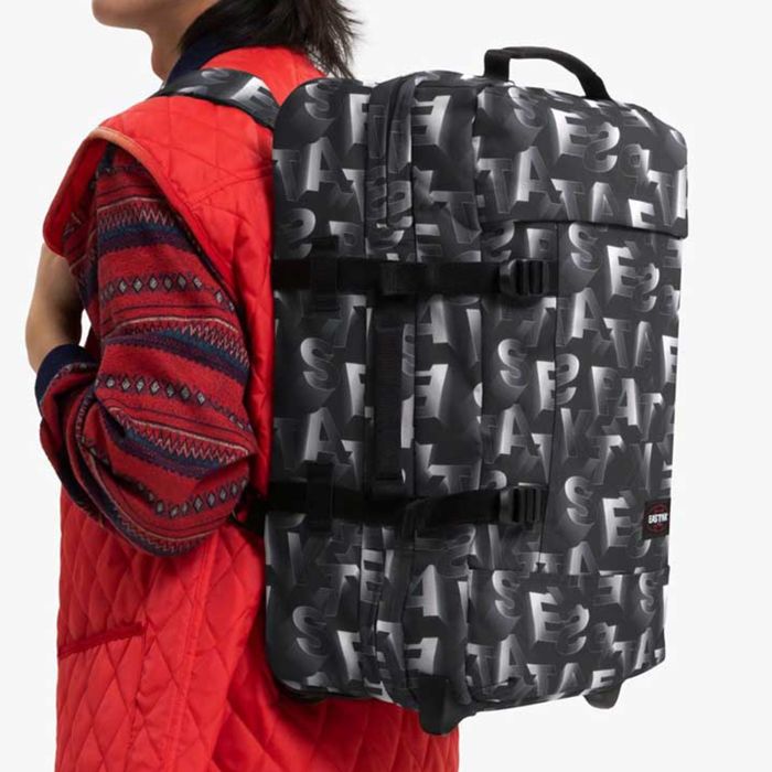 Valise cabine souple Strapverz S 51 cm Blocktype Black