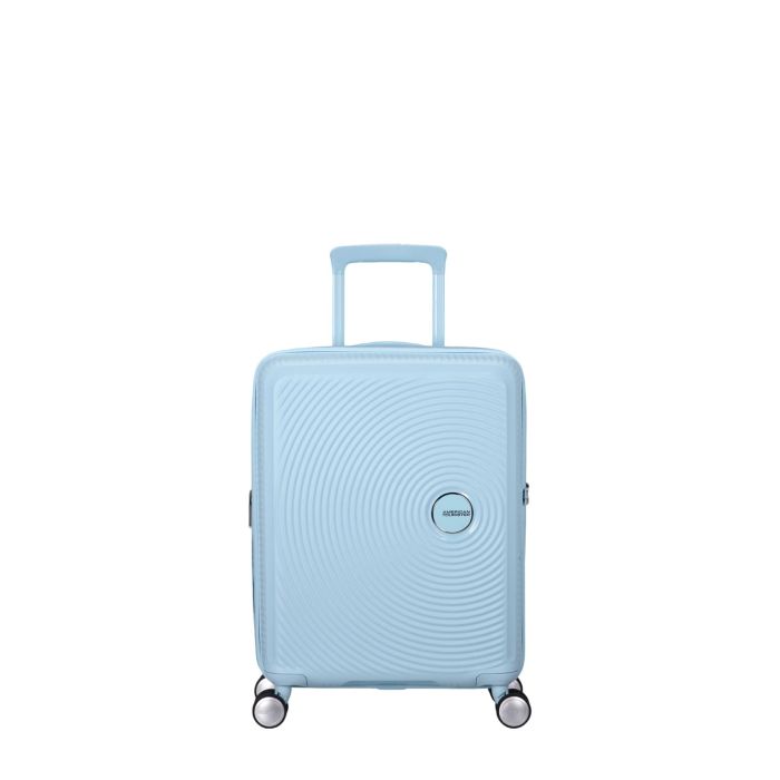 Valise cabine rigide Soundbox Extensible 55 cm Pastel blue