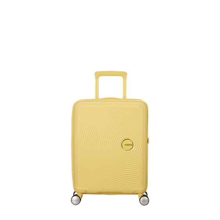 Valise cabine rigide Soundbox Extensible 55 cm Pastel yellow