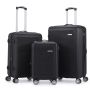 Lot de 3 valises rigides Summer 2.0 Extensibles 55, 67 et 77 cm Noir