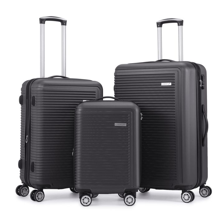 Lot de 3 valises rigides Summer 2.0 Extensibles 55, 67 et 77 cm Anthracite
