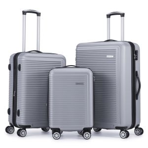 Lot de 3 valises rigides Summer 2.0 Extensibles 55, 67 et 77 cm Silver