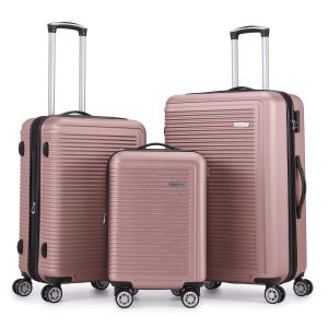 Lot de 3 valises rigides Summer 2.0 Extensibles 55, 67 et 77 cm Rose