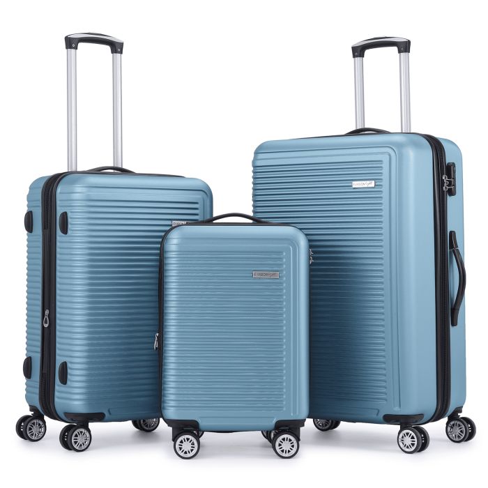 Lot de 3 valises rigides Summer 2.0 Extensibles 55, 67 et 77 cm Light Blue