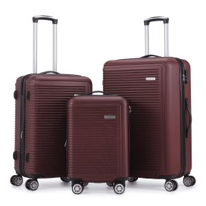 Lot de 3 valises rigides Summer 2.0 Extensibles 55, 67 et 77 cm Burgundy