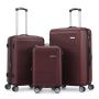 Lot de 3 valises rigides Summer 2.0 Extensibles 55, 67 et 77 cm Burgundy