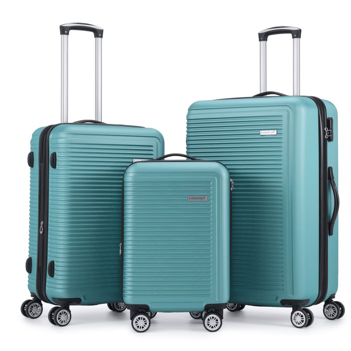 Lot de 3 valises rigides Summer 2.0 Extensibles 55, 67 et 77 cm Vert