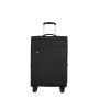 Valise M souple extensible 4 roues Litebeam 66 cm Black