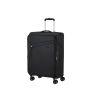 Valise M souple extensible 4 roues Litebeam 66 cm Black