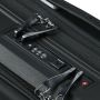 Valise cabine rigide Intuo Extensible avec compartiment ordinateur 55 cm Black